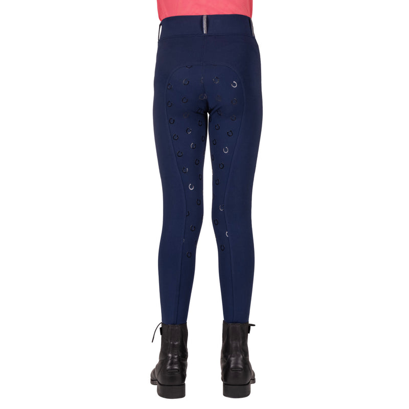 QHP Reithose Jaily Junior - Voller Grip - Kinder