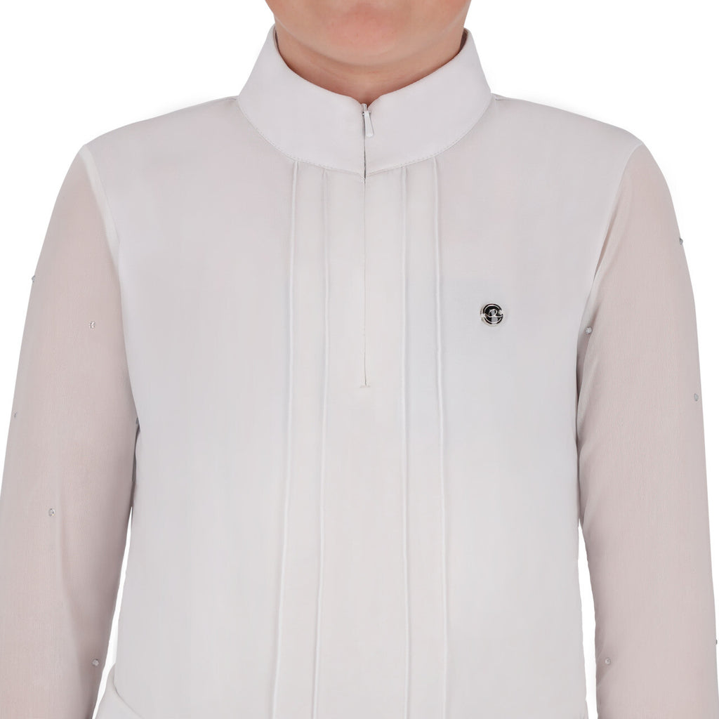 QHP Wedstrijdshirt Sennah - Lange Mouwen - Meisjes