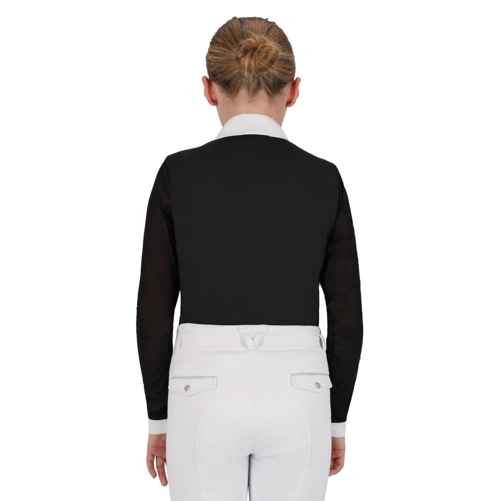 QHP Wedstrijdshirt Sennah - Lange Mouwen - Meisjes