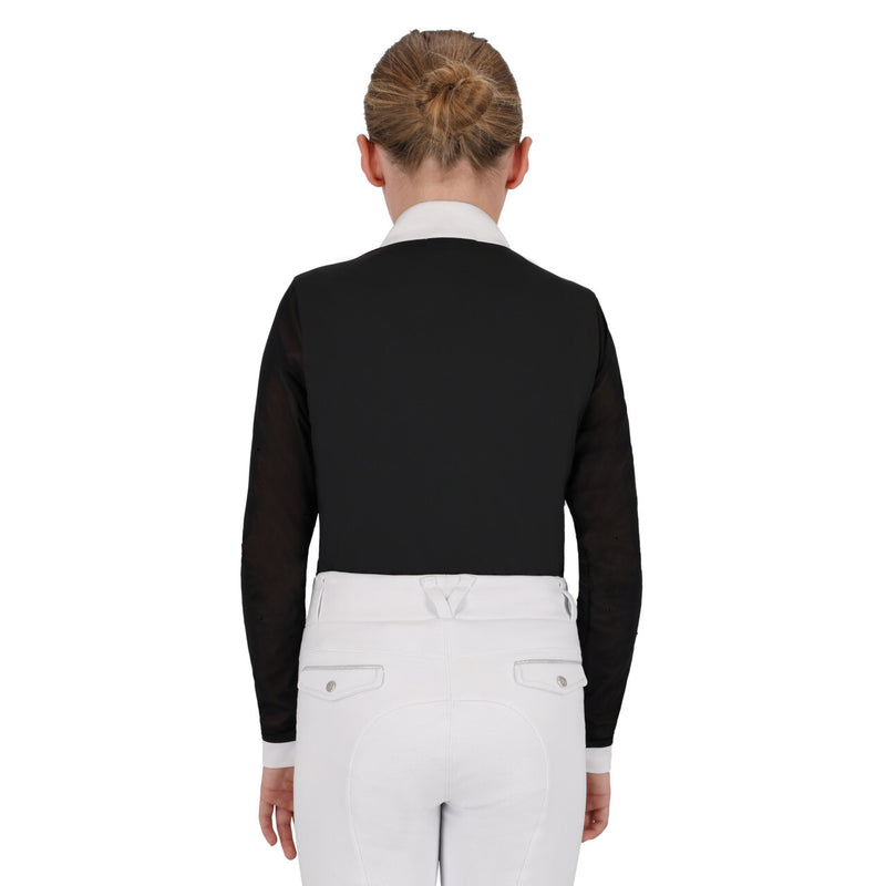 QHP Wedstrijdshirt Sennah - Lange Mouwen - Meisjes