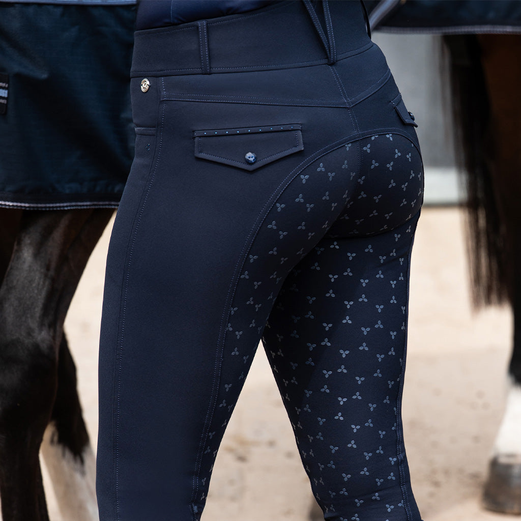 QHP Reithose Aubree - Vollbesatz - Damen