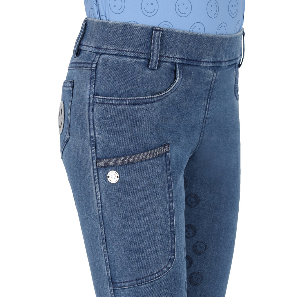 QHP Reithose Rosalynn Junior - Full Grip - Mädchen
