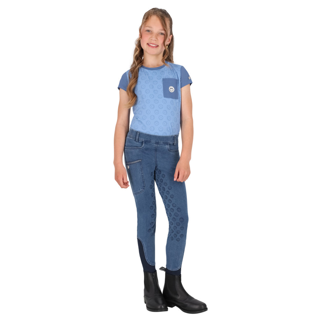 QHP Reithose Rosalynn Junior - Full Grip - Mädchen