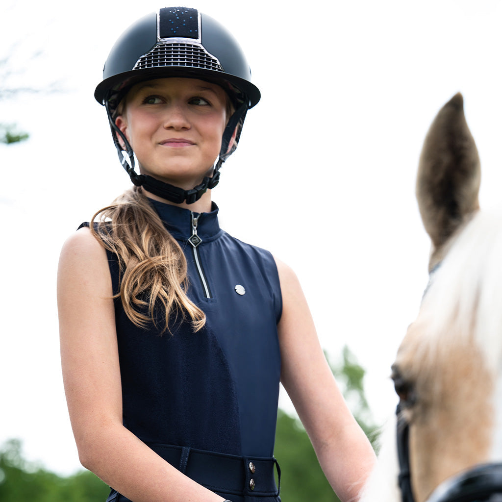 QHP Top Aubree Junior - Ärmellos - Mädchen