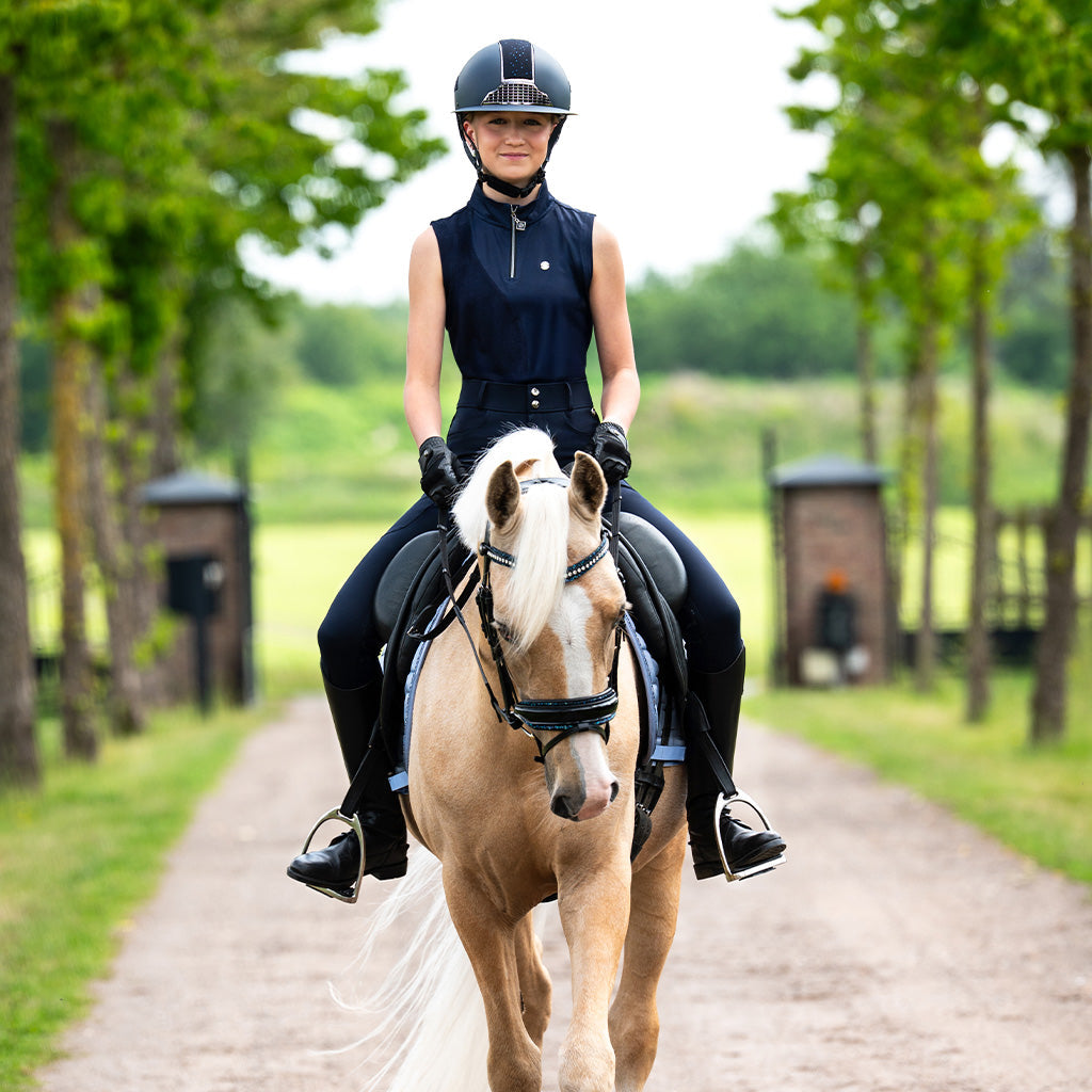 QHP Top Aubree Junior - Ärmellos - Mädchen