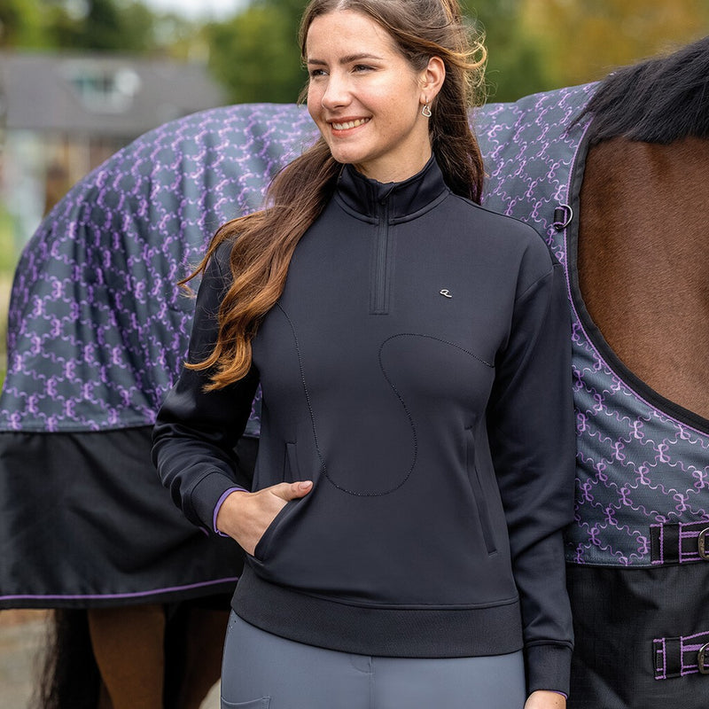 QHP Sweater Half Zip Livora - Women