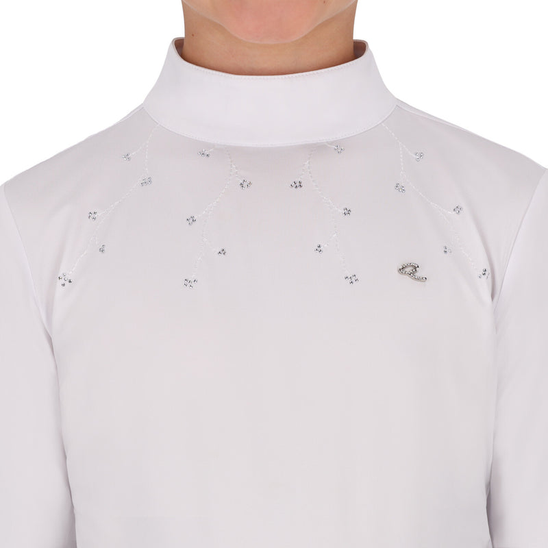 QHP Show Shirt Amilara Junior - Long Sleeves - Kids