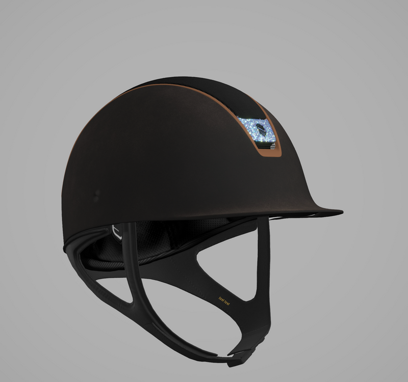 Custom Emmers Equestrian Helmet - Alcantara "test test"