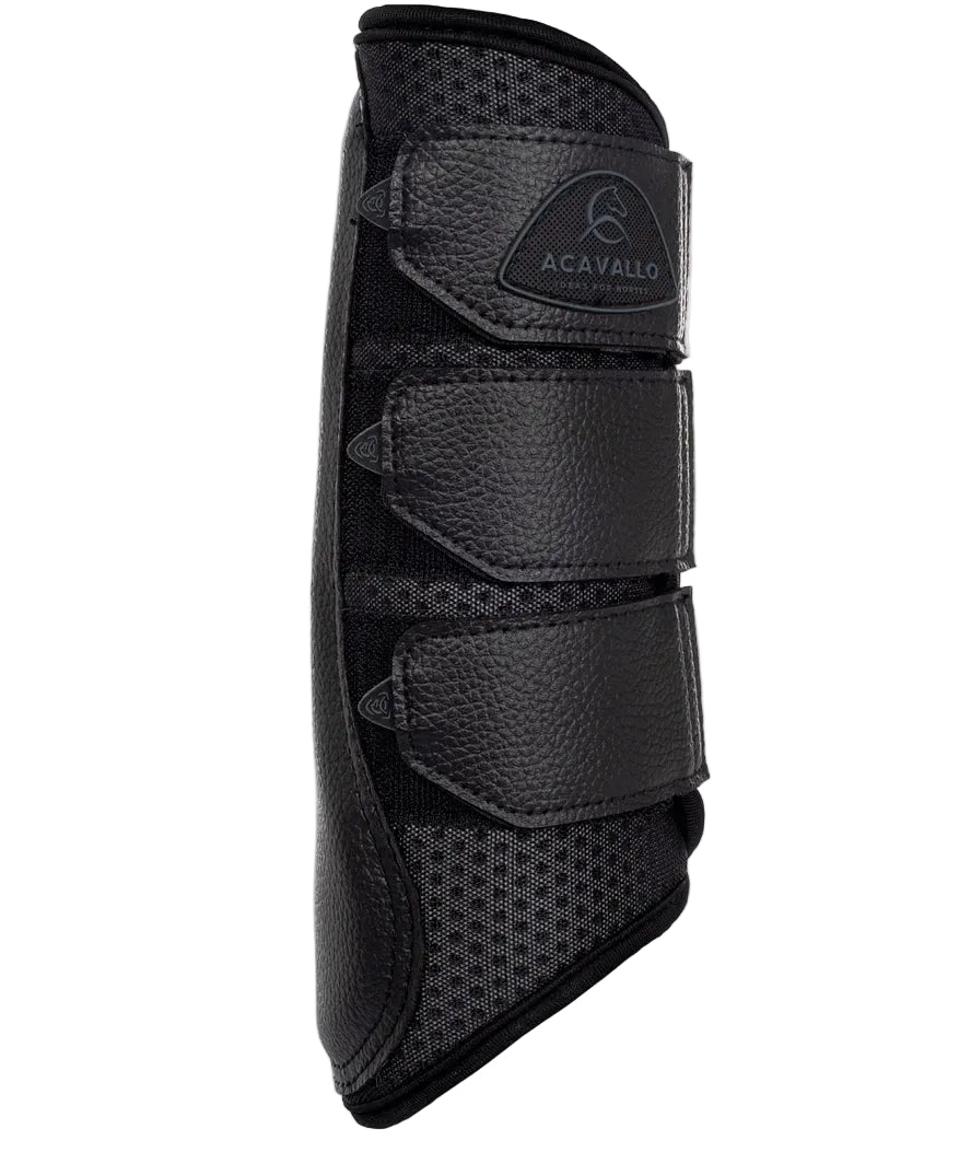 Acavallo Beenbeschermers - Geperforeerde Neopreen - Velcro - Achter