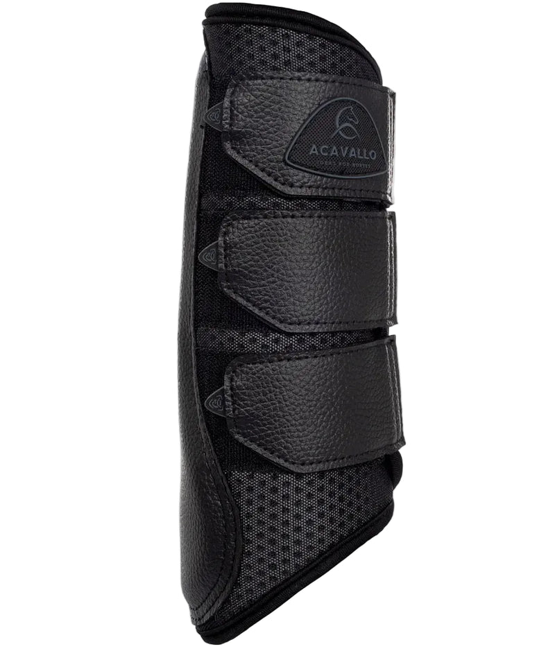 Acavallo Beenbeschermers - Geperforeerde Neopreen - Velcro - Achter