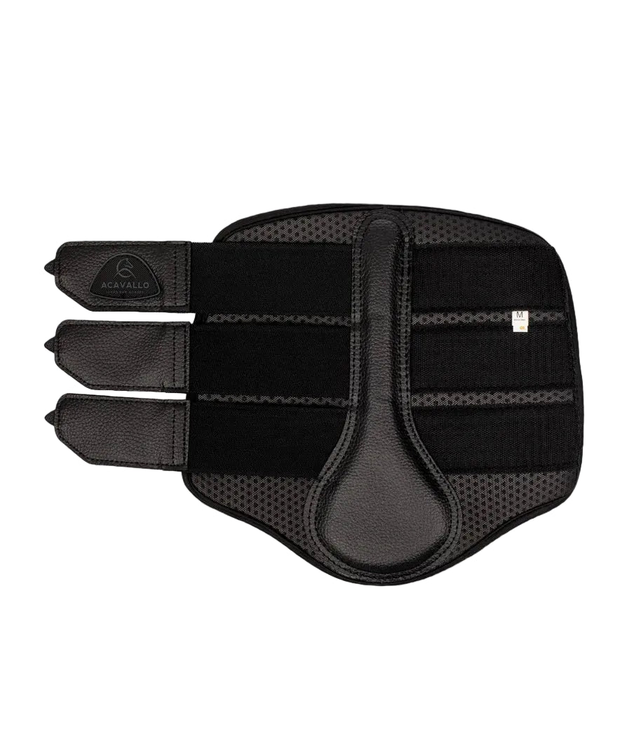 Acavallo Beenbeschermers - Geperforeerde Neopreen - Velcro - Achter