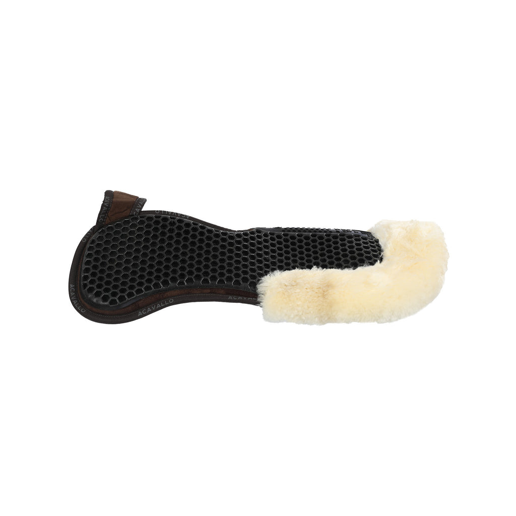 Tapis de selle Acavallo Wither Free Gel - Avec mousse à mémoire de forme - Avec mouton
