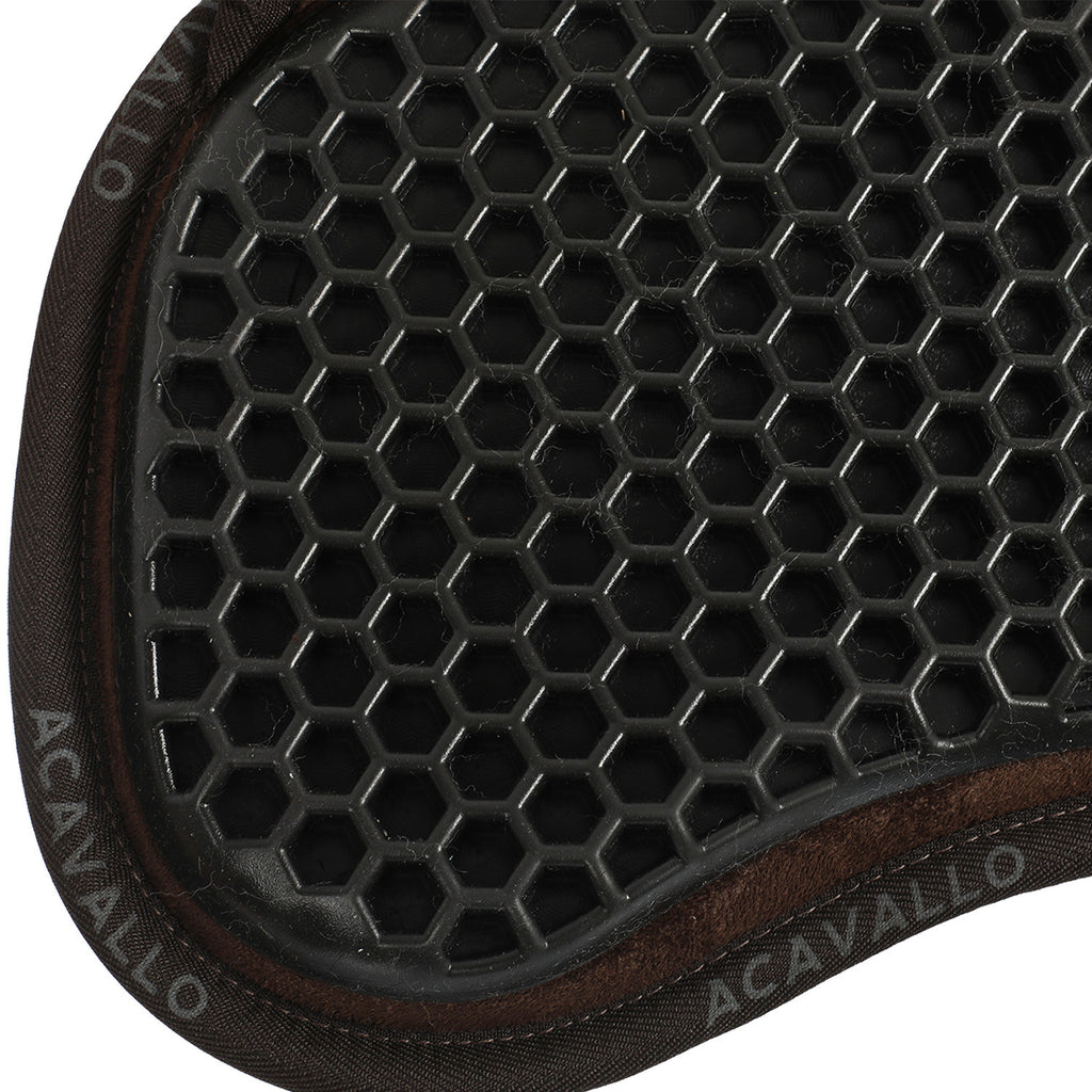 Tapis de selle Acavallo Wither Free Gel - Avec mousse à mémoire de forme - Avec mouton