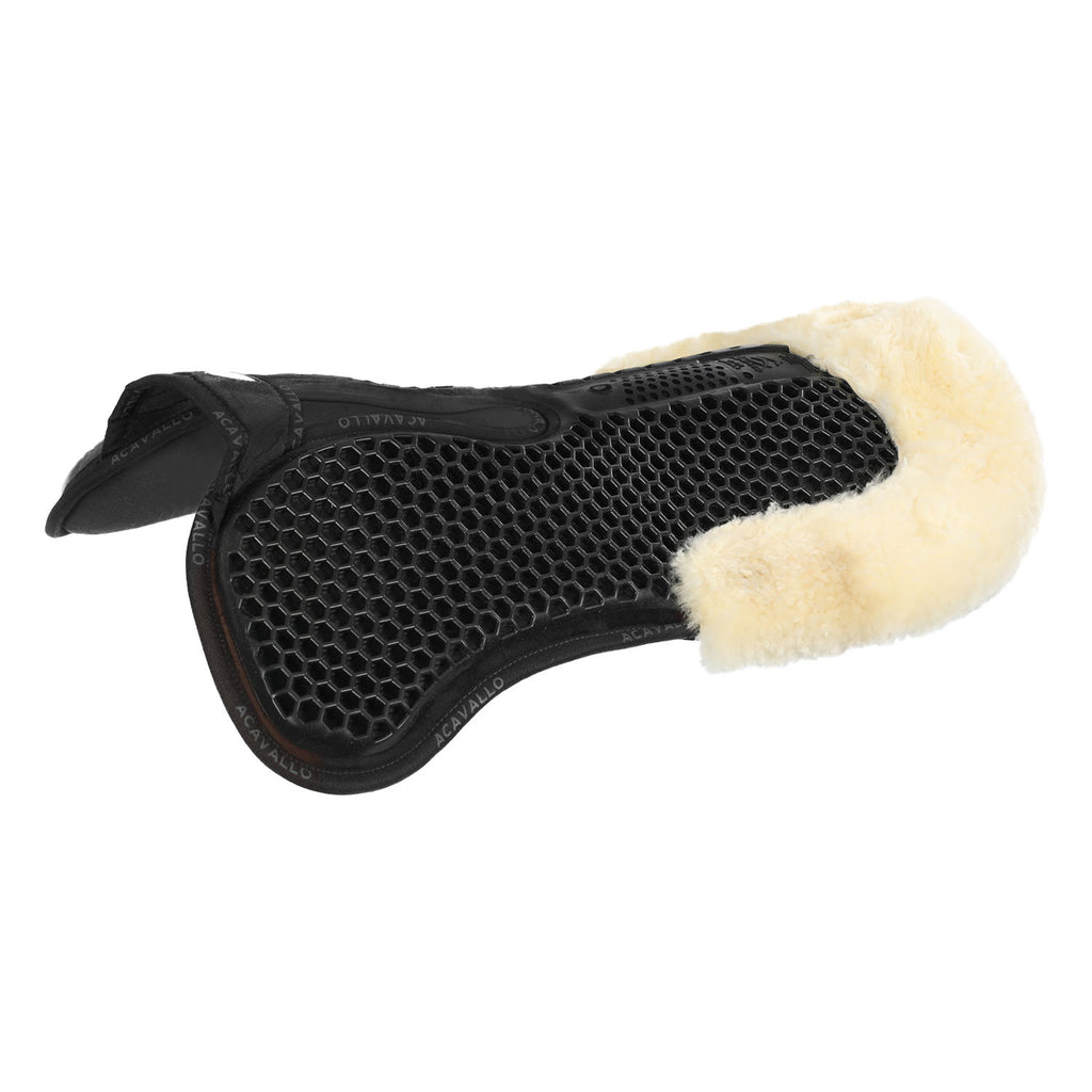Tapis de selle Acavallo Wither Free Gel - Avec mousse à mémoire de forme - Avec mouton