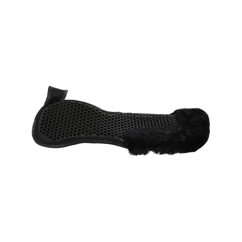 Acavallo Widerristfreies Gelpad - Mit Memory-Schaum - Mit Lammfell