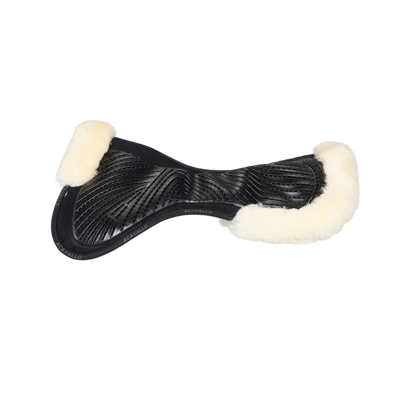 Acavallo Gel & Memory Foam Close Contact - Met Schapenvacht