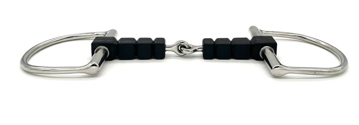 AJR D-ring Single Jointed Rubber Block - 18 mm