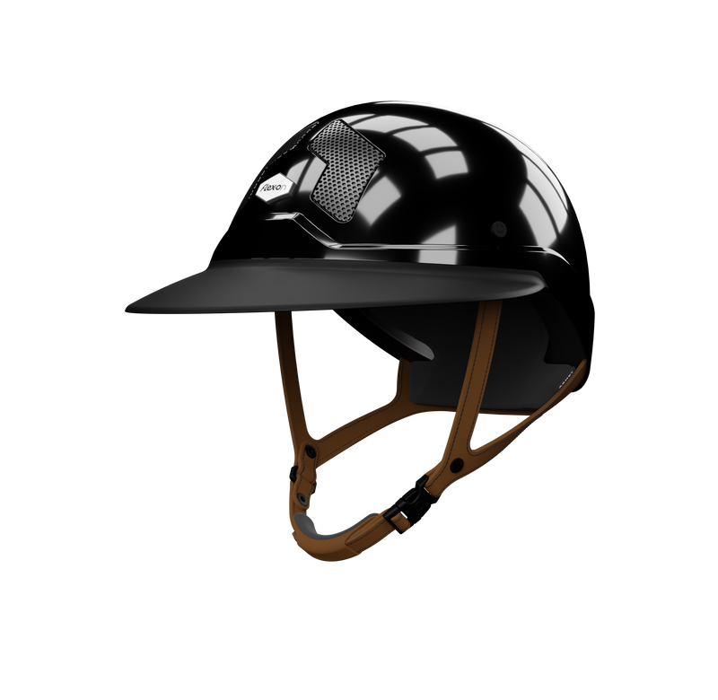 Flex-on Helmet Armet - Angel Visor - Brown Chinstrap