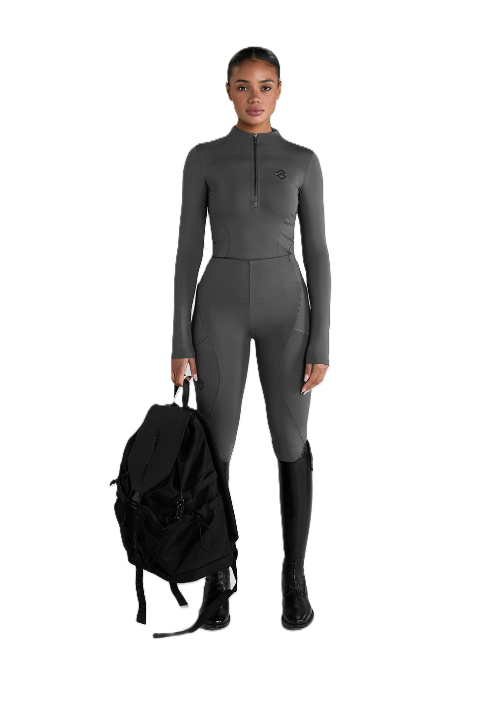 Aztec Diamond Core Riding Tights - Full Grip - Woman