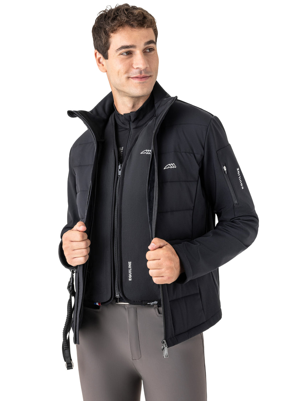 Equiline Softshell Jacket Exot - Men - Airbag Compatible