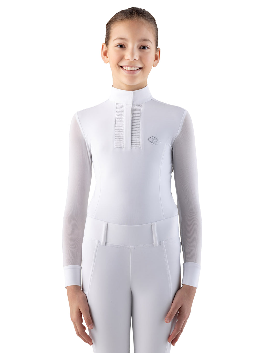 Equiline Chemise de concours Cozio - Manches longues - Filles