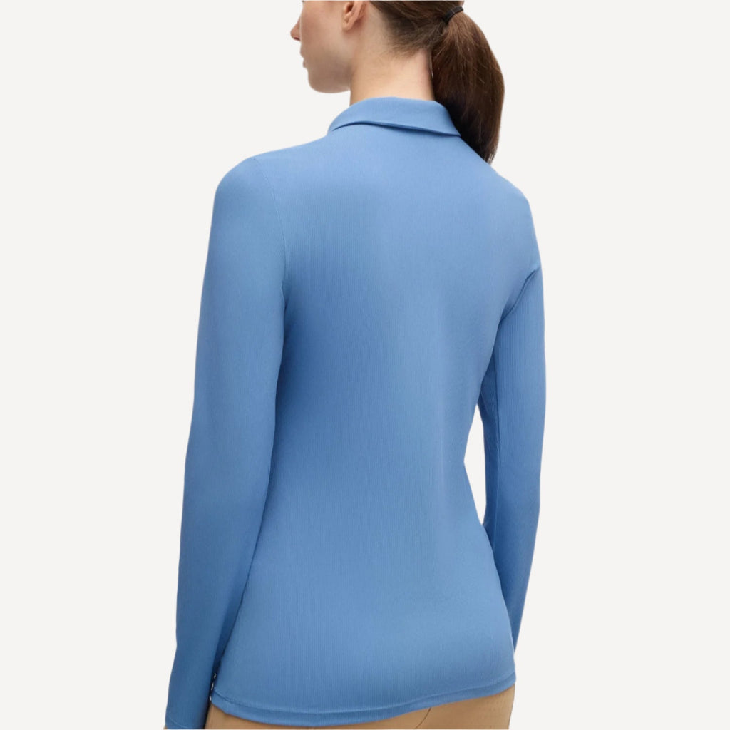 BOSS Equestrian Trainingshirt Chess - Manches Longues - Femme