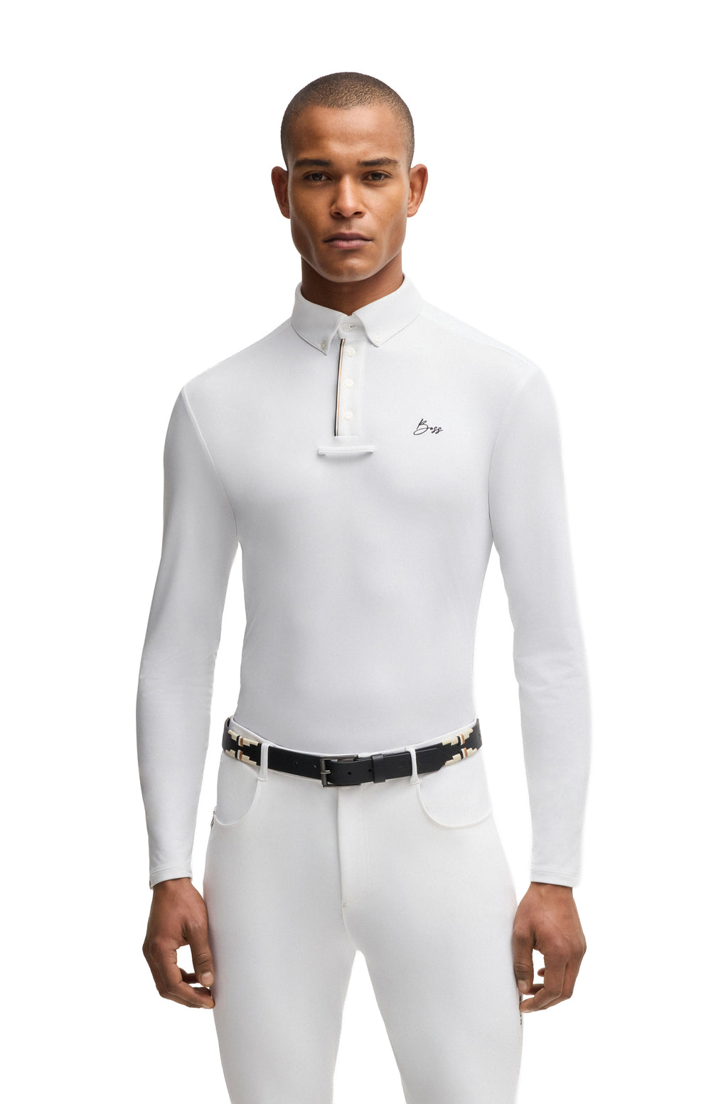 BOSS Equestrian Nick Wedstrijdshirt Peached - Heren
