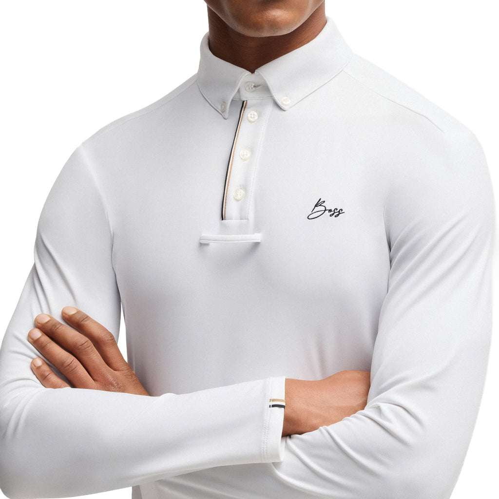 BOSS Equestrian Nick Wedstrijdshirt Peached - Heren