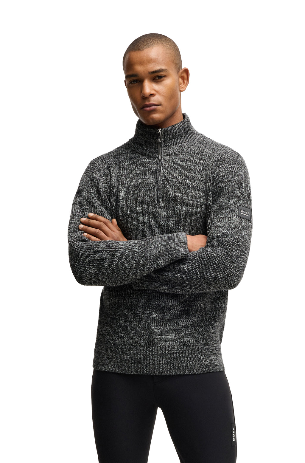 BOSS Equestrian Troyer Knitwear Dark - Men