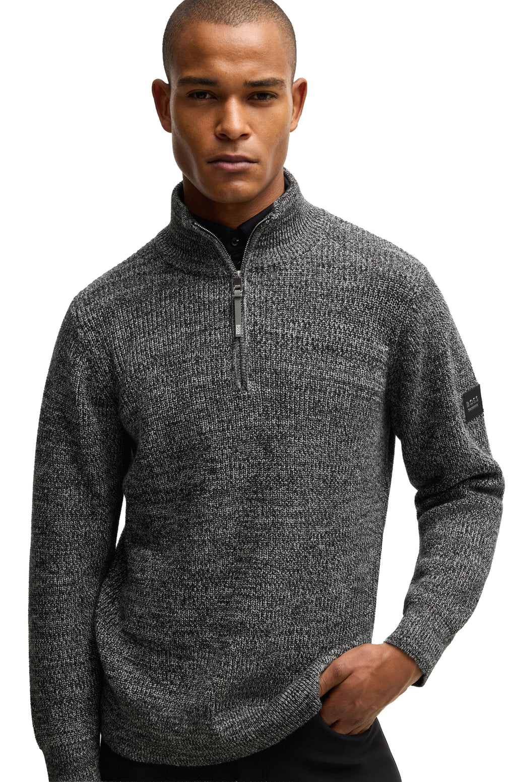 BOSS Equestrian Troyer Knitwear Dark - Men
