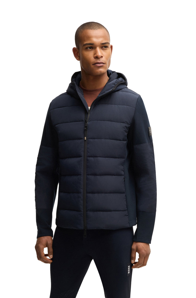 BOSS Equestrian Jeff Puffer Hybrid Jacke - Herren