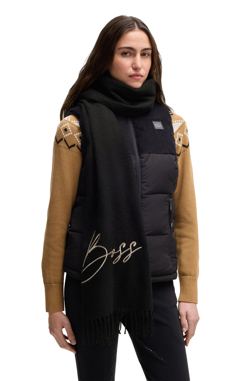 BOSS Equestrian Weicher Schal Logo