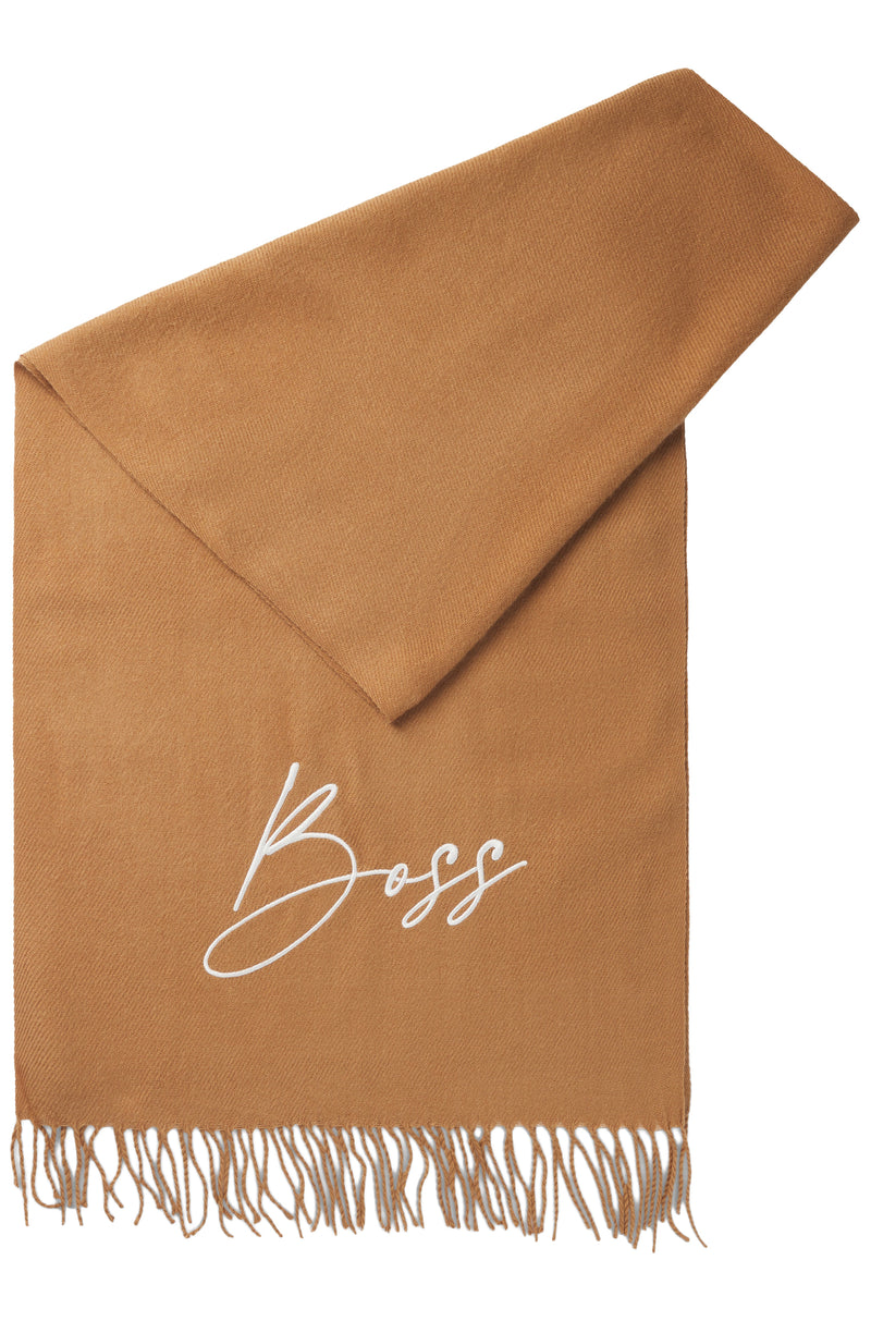 BOSS Equestrian Weicher Schal Logo