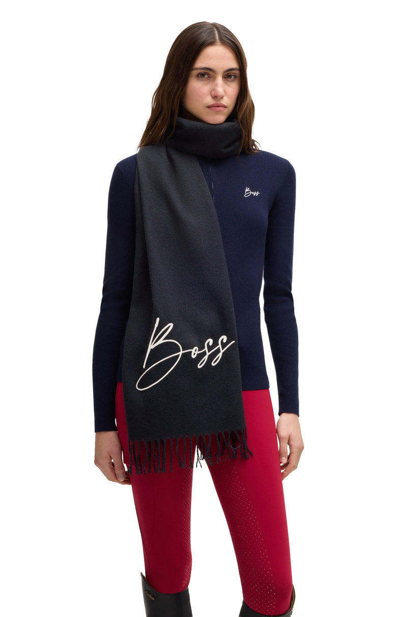 BOSS Equestrian Weicher Schal Logo
