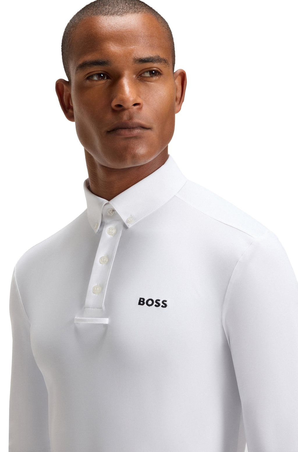 BOSS Equestrian Turniershirt Nick - Langarm - Herren