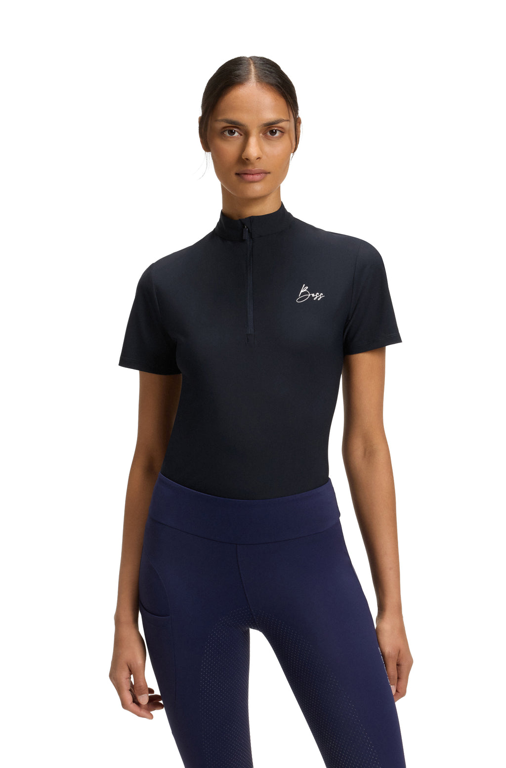 BOSS Equestrian Trainingsshirt Renee - Kurzarm - Damen