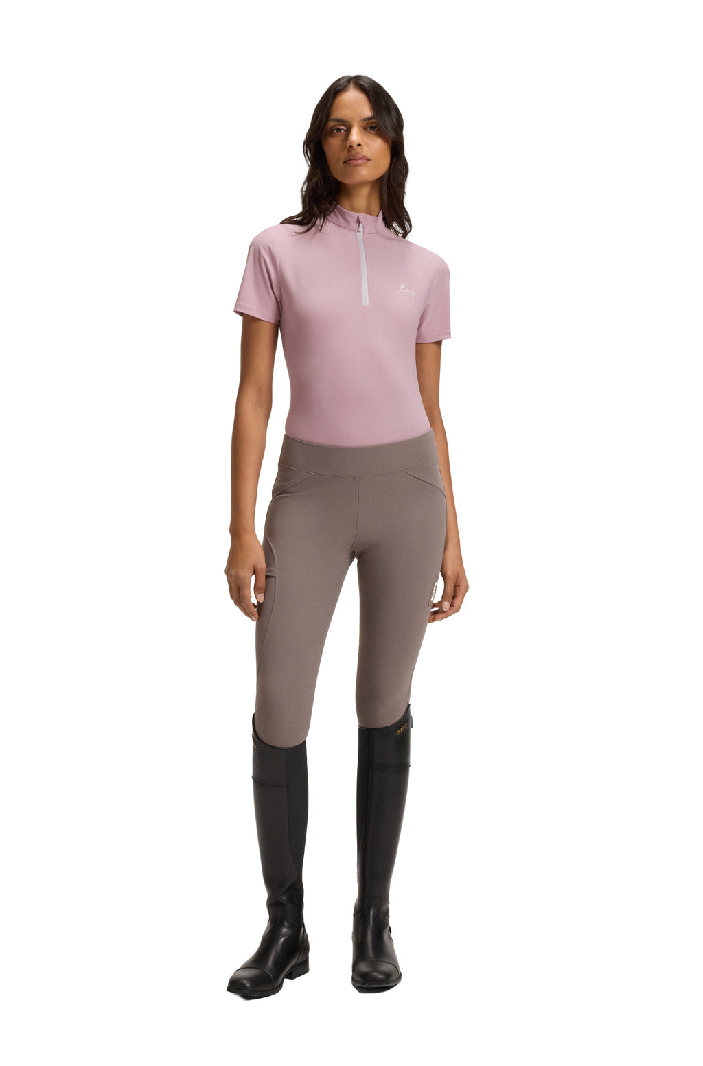 BOSS Equestrian Trainingsshirt Renee - Kurzarm - Damen