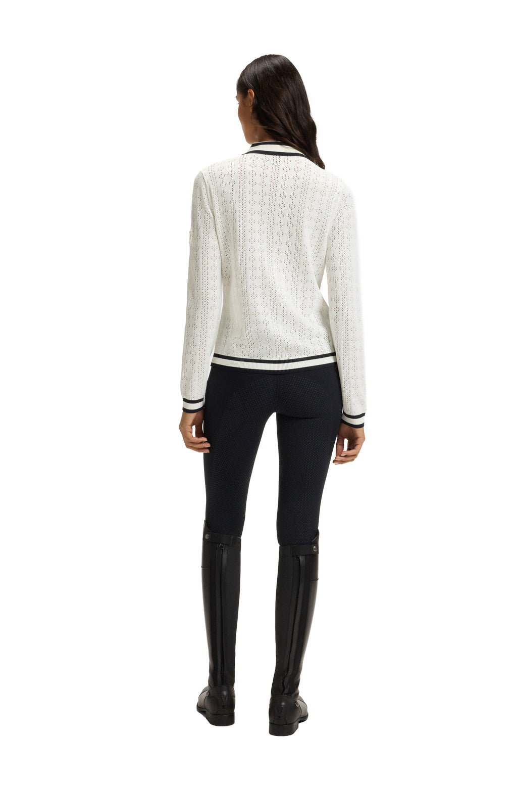 BOSS Equestrian Polo-Pullover Pam - Damen