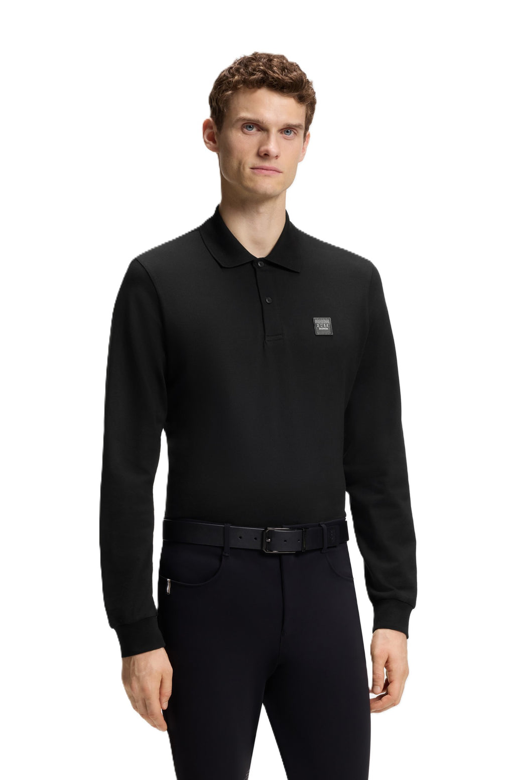BOSS Equestrian Polo Shirt Marvis - Long Sleeves - Men