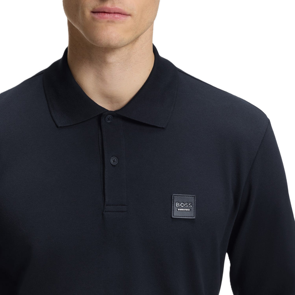 BOSS Equestrian Polo Shirt Marvis - Long Sleeves - Men
