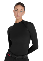 Aztec Diamond Top Soft Fleece Thermal - Long Sleeves - Women