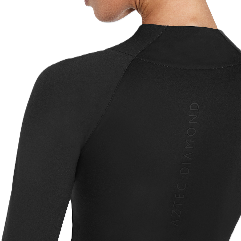 Aztec Diamond Top Soft Fleece Thermal - Long Sleeves - Women