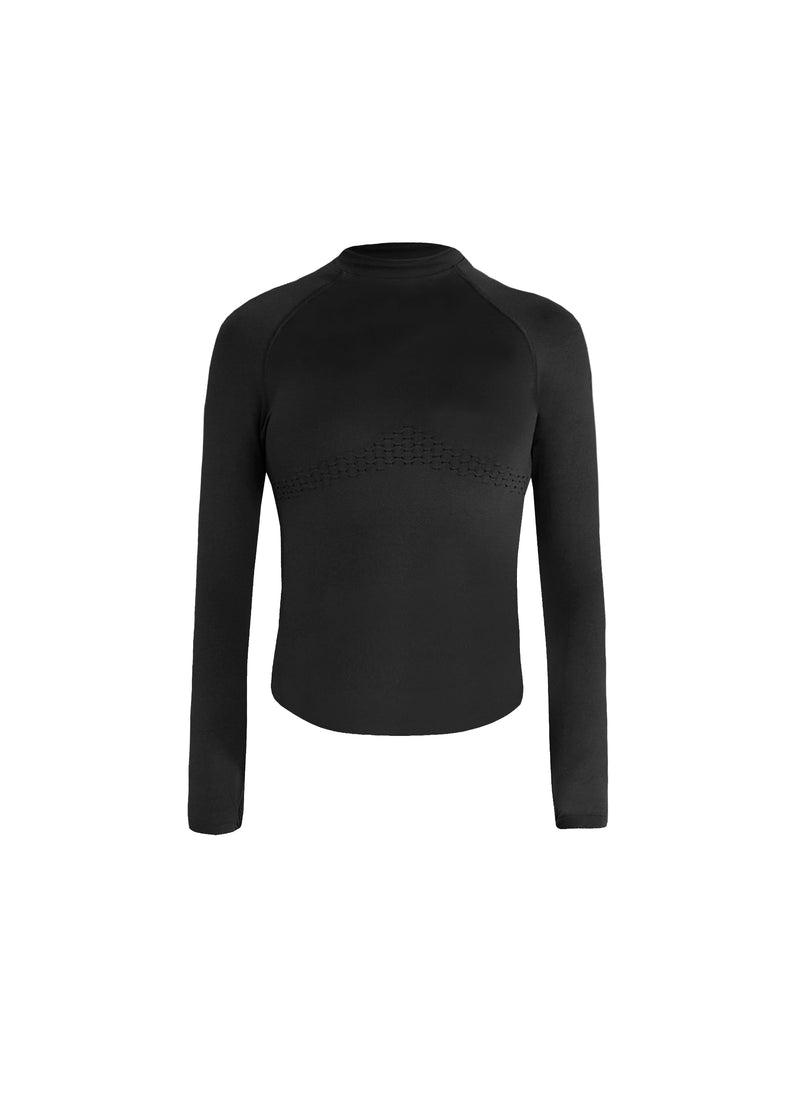 Aztec Diamond Thermal 3D Knit Top - Women