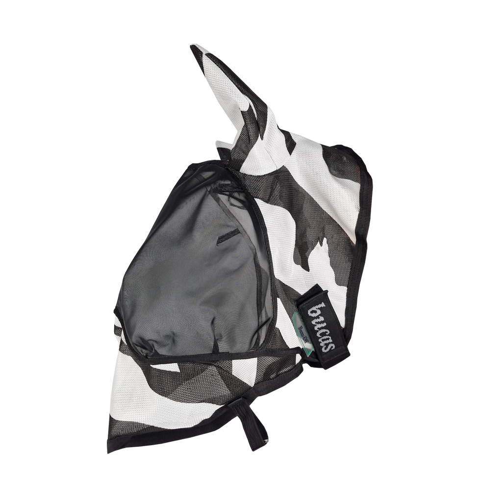 Bucas Buzz-Off Zebra Deluxe Mask - Ears
