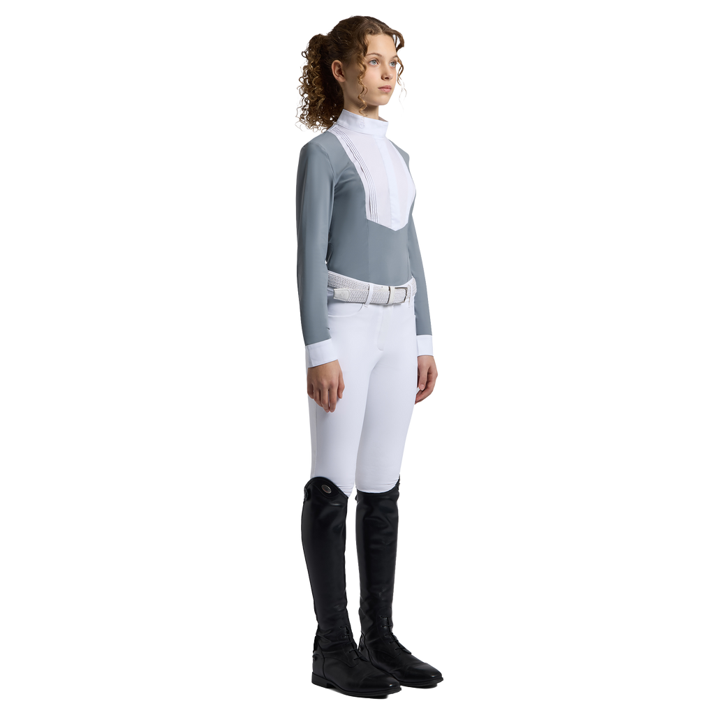 Cavalleria Toscana Jersey Show Shirt Shirt - Long Sleeves - Girls