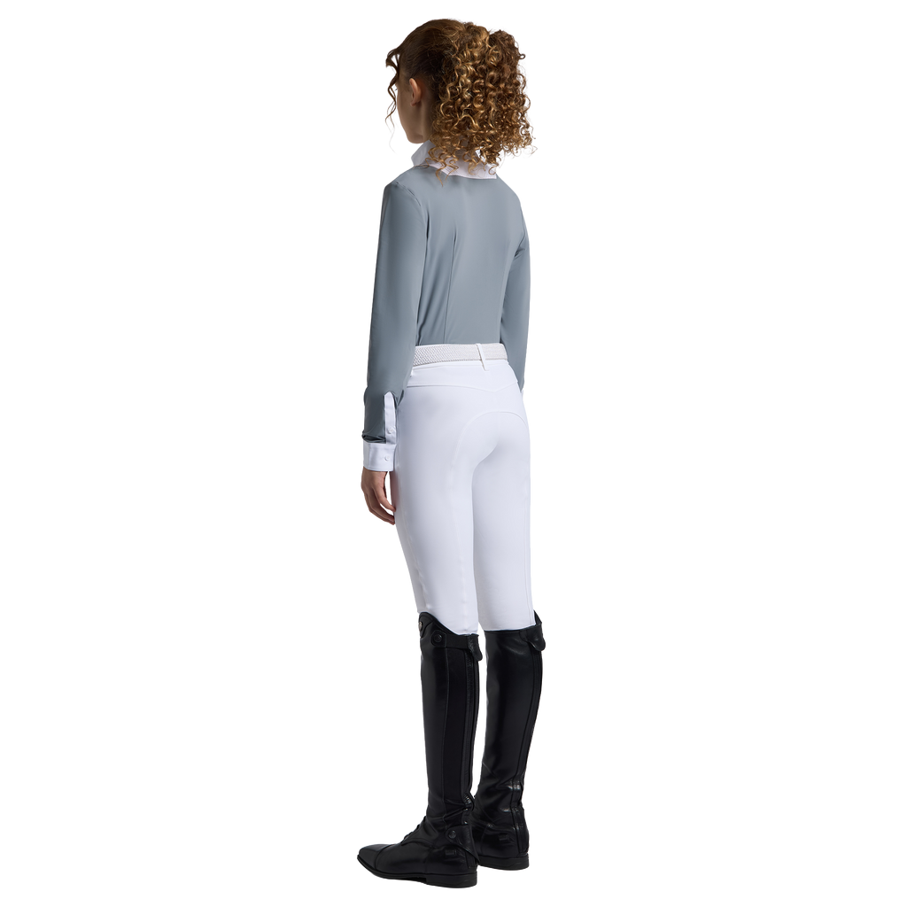 Cavalleria Toscana Jersey Show Shirt Shirt - Long Sleeves - Girls
