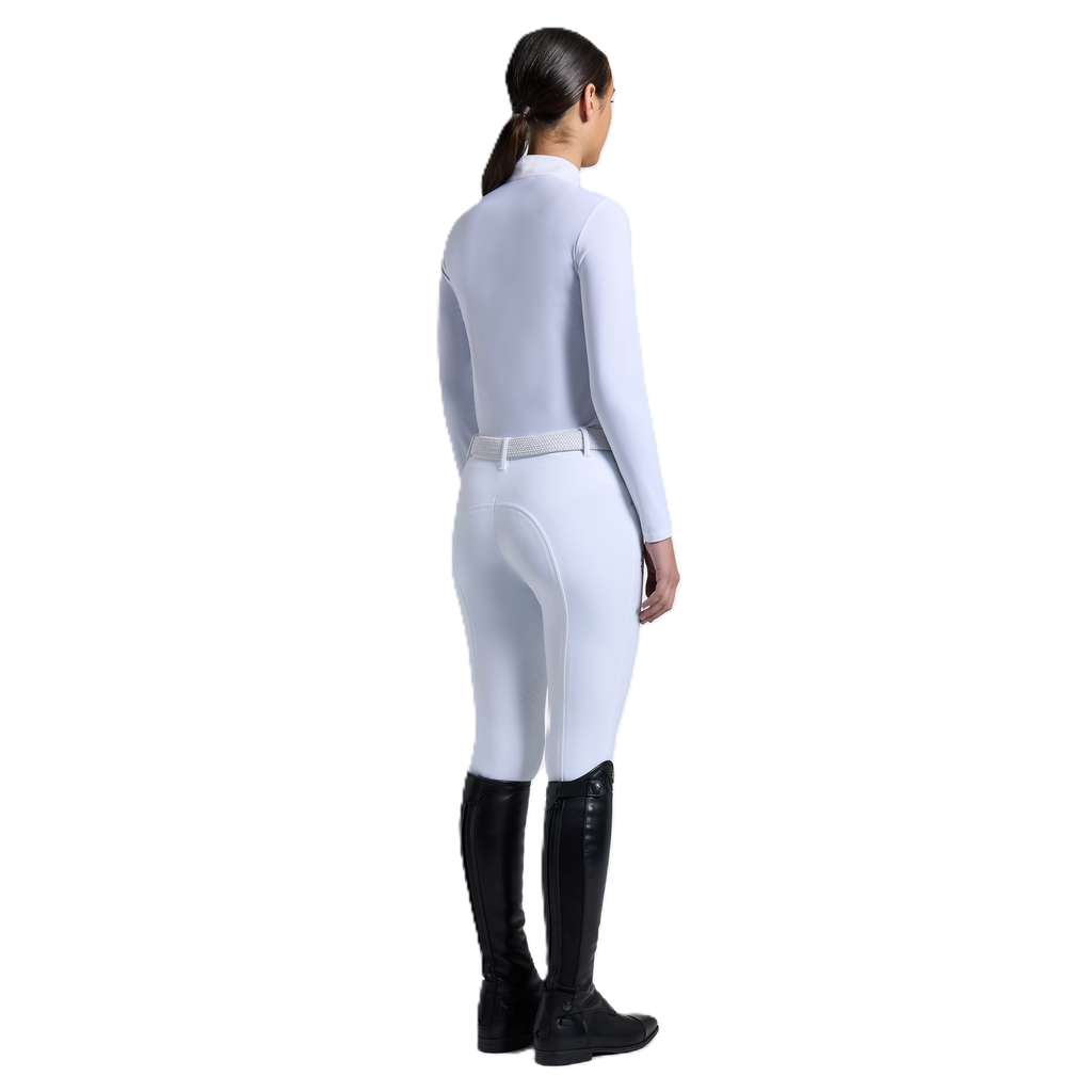Cavalleria Toscana Chemise de concours Jersey Heart - Manches longues - Filles