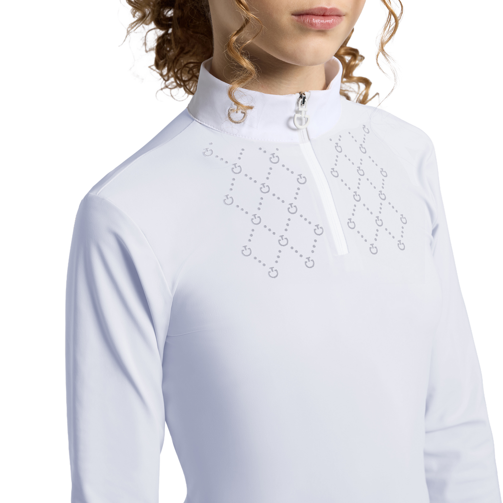 Cavalleria Toscana Show Shirt Jersey - Long Sleeves - Girls