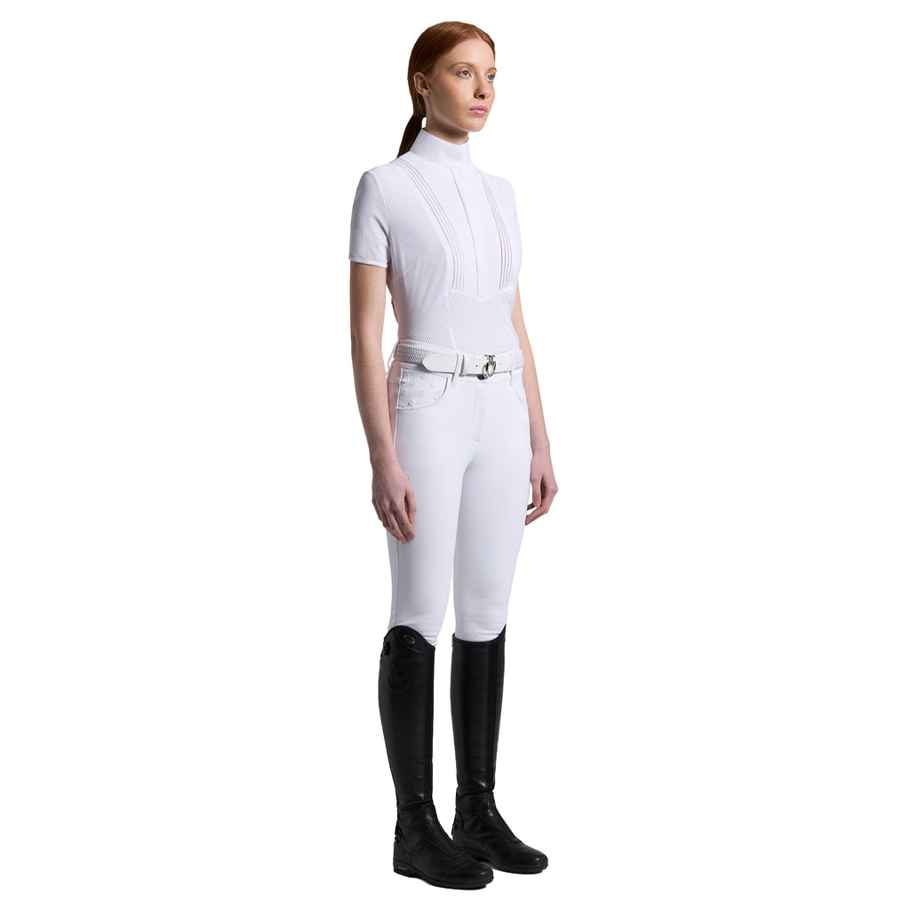 Cavalleria Toscana Turniershirt American - Kurzarm - Damen