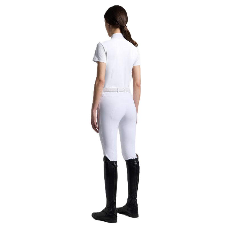 Cavalleria Toscana Wedstrijdshirt Perforated Jersey Insert - Korte Mouwen - Dames
